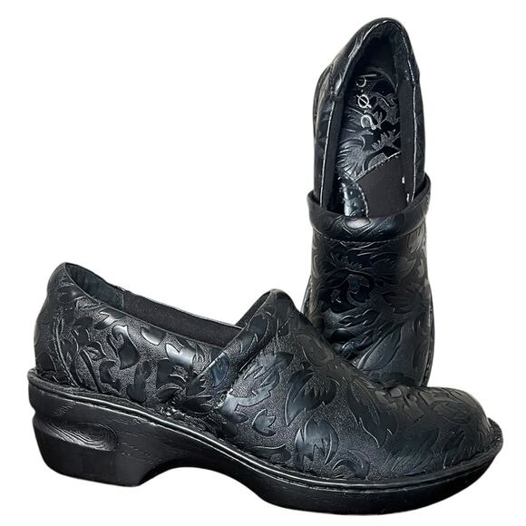 BOC‎ Peggy Black Tooled Slip-On Clog Women’s Size 10 - Picture 1 of 7